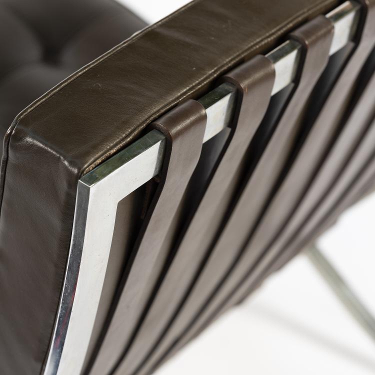 Bild 5 zu Objekt, Sessel 'Barcelona' mit Ottoman, 1929, Ludwig Mies van der Rohe, Knoll International, New York, 154A 43