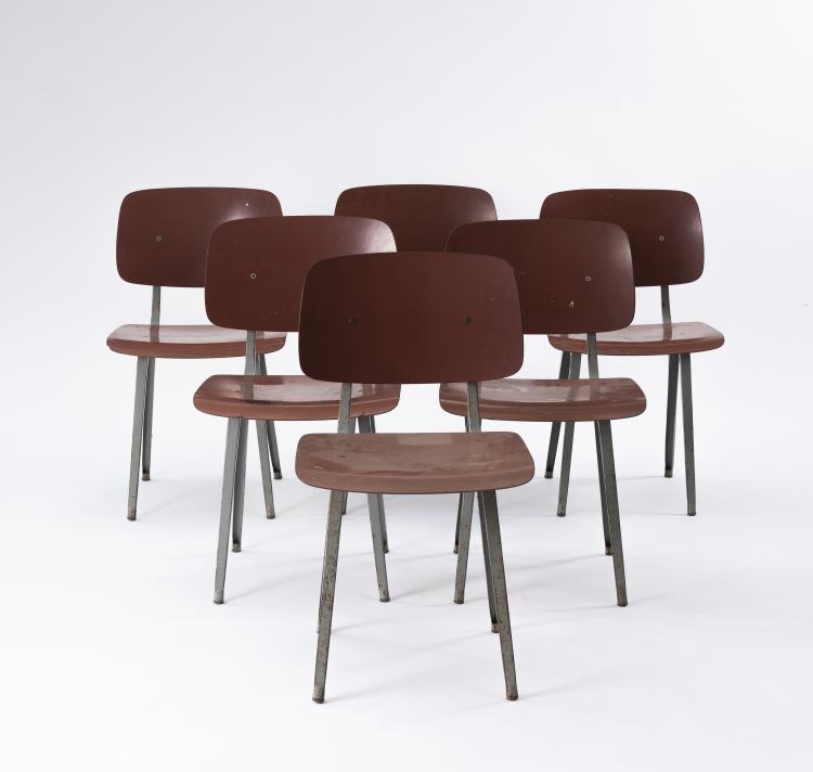 Bild 2 zu Objekt, 6 'Revolt' chairs, 1954, Friso Kramer, Ahrend Cirkel, Den Haag, 161C 519