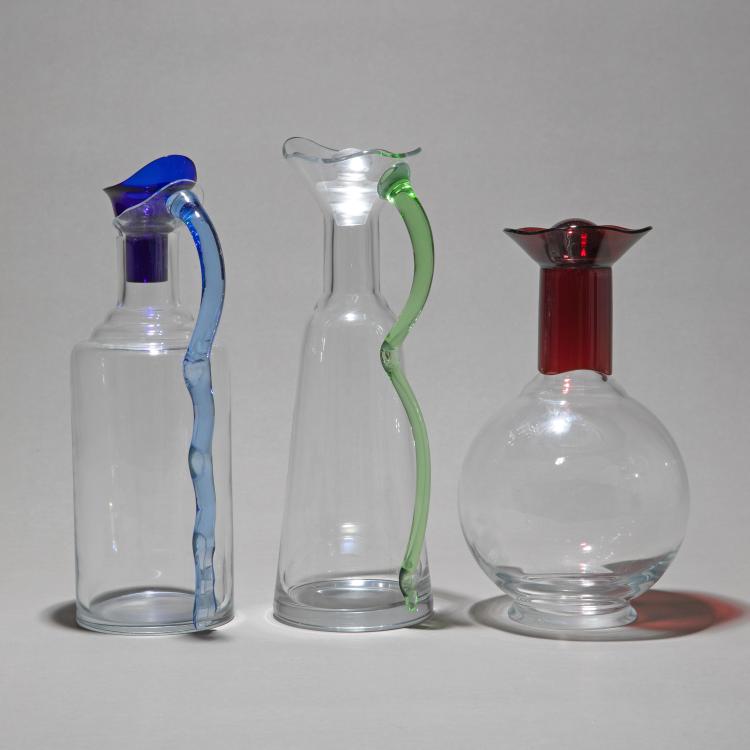 Bild 2 zu Objekt, 3 carafes from the Veno Pro Xenophona series, Bořek &Scaron;&iacute;pek, antholgie Quartett, 