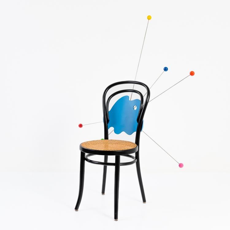 Bild 4 zu Objekt, Stuhl 'Redesigned Thonet No. 14', 1978 (Entwurf), Alessandro Mendini, Anthologie Quartett, Bad Essen; Italcomma, Pesaro, 