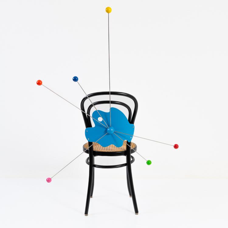 Bild 6 zu Objekt, Stuhl 'Redesigned Thonet No. 14', 1978 (Entwurf), Alessandro Mendini, Anthologie Quartett, Bad Essen; Italcomma, Pesaro, 