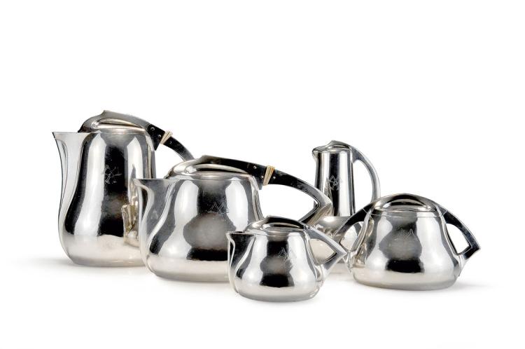 Hauptbild zu Objekt, 'Service I' coffee- and teaset, 1902/03, Henry van de Velde, Koch & Bergfeld, Theodor M&uuml;ller, 100C 21