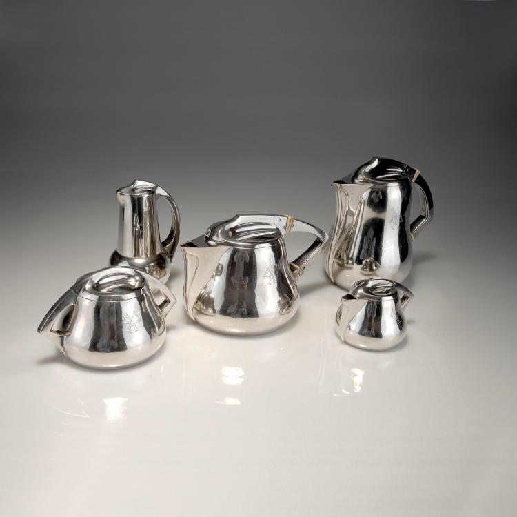 Bild 4 zu Objekt, 'Service I' coffee- and teaset, 1902/03, Henry van de Velde, Koch & Bergfeld, Theodor M&uuml;ller, 100C 21