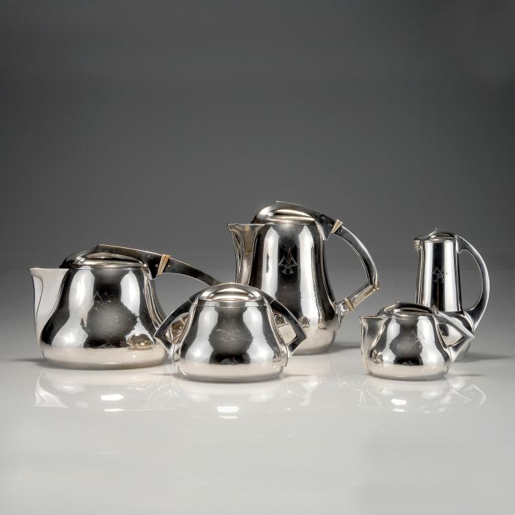 Bild 7 zu Objekt, 'Service I' coffee- and teaset, 1902/03, Henry van de Velde, Koch & Bergfeld, Theodor M&uuml;ller, 100C 21