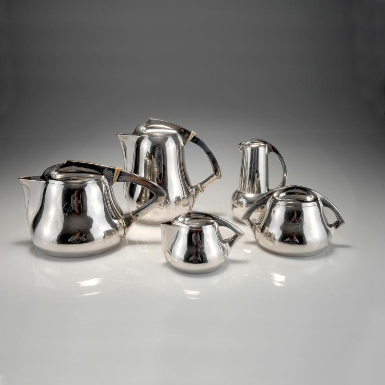 Bild 9 zu Objekt, 'Service I' coffee- and teaset, 1902/03, Henry van de Velde, Koch & Bergfeld, Theodor M&uuml;ller, 100C 21