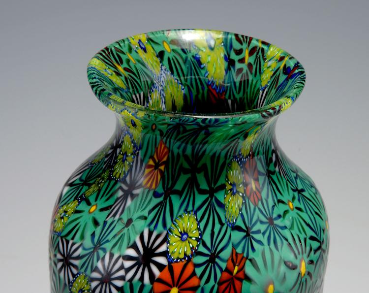 Bild 1 zu Objekt, Vase 'Murrine kiku', um 1959/60, Ermanno Toso, Toso, Fratelli, Murano, 116B 224