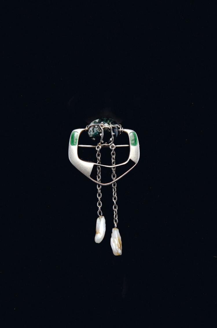 Hauptbild zu Objekt, , Joseph Maria Olbrich, Fahrner, Theodor, Pforzheim, 100C 24