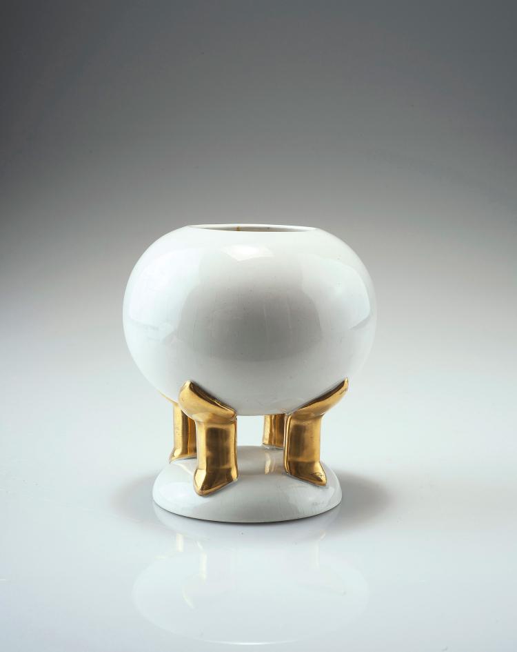 Hauptbild zu Objekt, Fu&szlig;vase, 1901, Peter Behrens, Mehlem, Franz Anton, Bonn, 100C 12