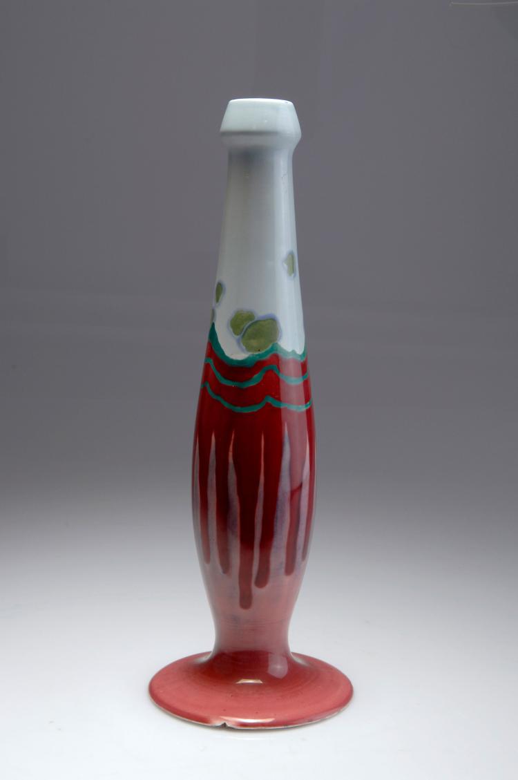 Bild 2 zu Objekt, Bl&uuml;tenvase, 1901, Hans Christiansen, W&auml;chtersbacher Steingutfabrik, Schlierbach, 100C 13