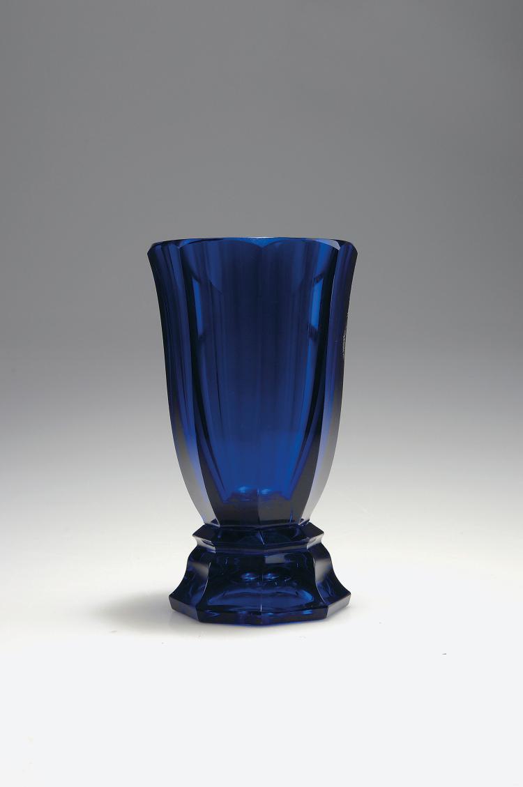 Hauptbild zu Objekt, Pokal, nach 1923, Josef Hoffmann, Wiener Werkst&auml;tte;  Moser, Karlsbad, 100C 41