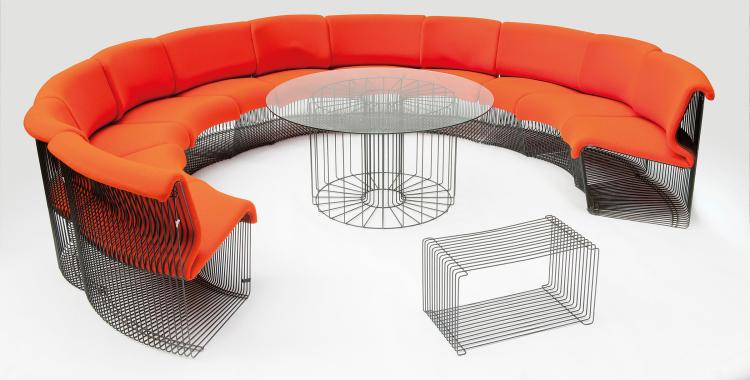 Bild 1 zu Objekt, Sitzgruppe 'Pantonova - Serie 100' , Verner Panton, Fritz Hansen, Aller&ouml;d, 100C 210