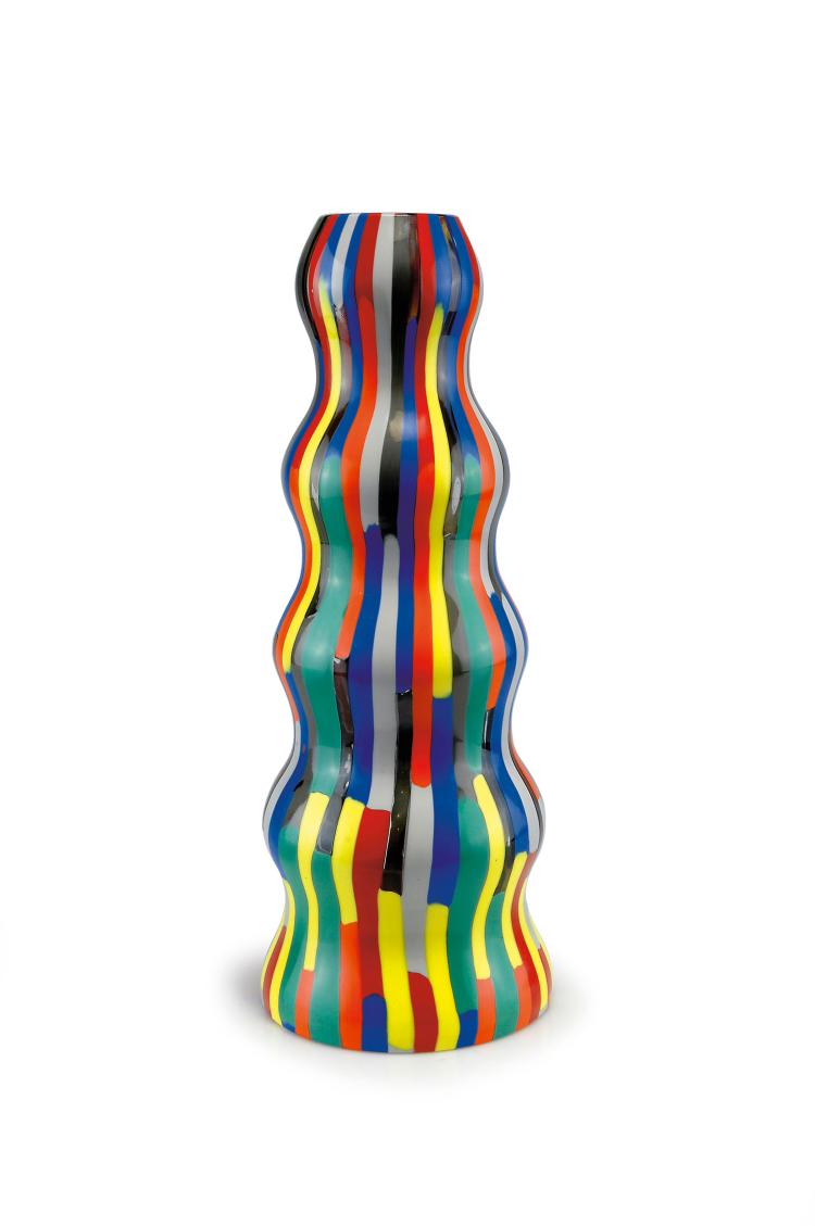 Hauptbild zu Objekt, Prototyp-Vase 'Arado', 1987/88, Venini & C., Murano, 100C 241