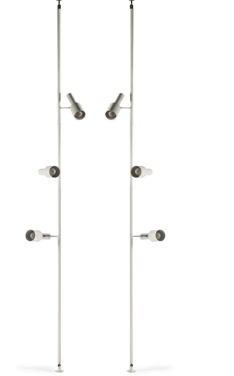 Hauptbild zu Objekt, Zwei Deckeneinspannleuchten, 1960er Jahre, Hala, Zeist, 119C 271