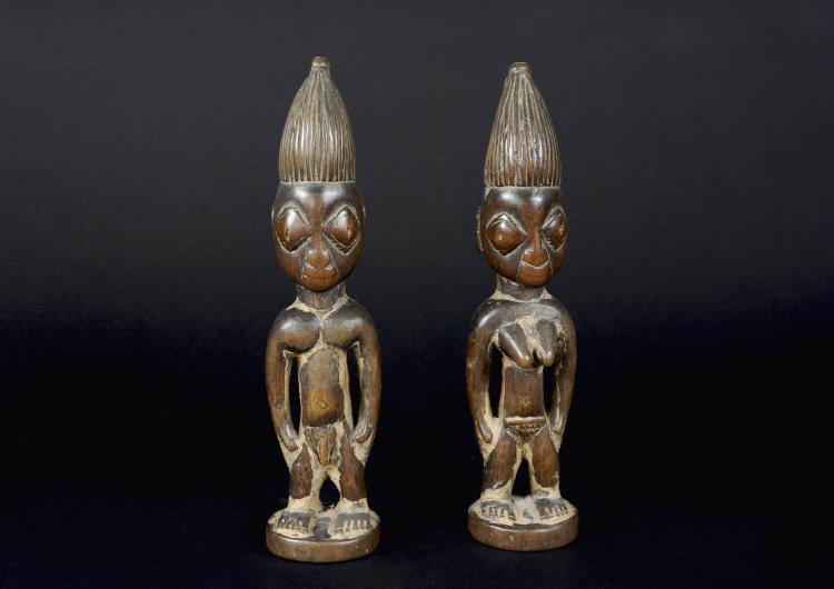 Hauptbild zu Objekt, Ibedji-Paar, Nigeria, 115B 92