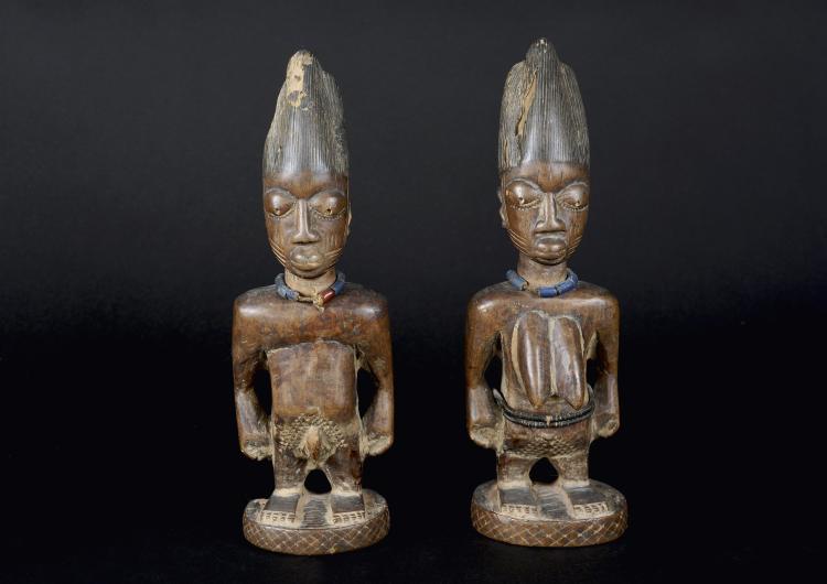 Hauptbild zu Objekt, Ibedji-Paar, Nigeria, 115B 95