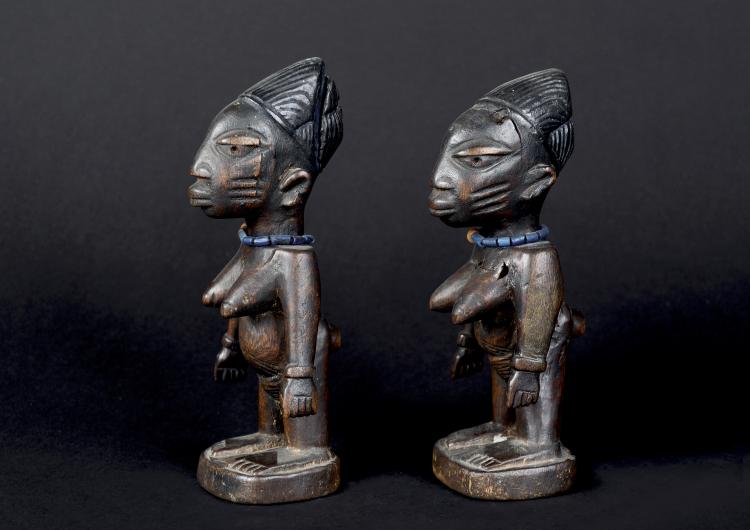 Hauptbild zu Objekt, Ibedji-Paar, Nigeria, 115B 86