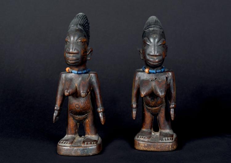 Bild 1 zu Objekt, Ibedji-Paar, Nigeria, 115B 86