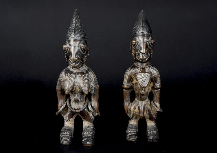 Hauptbild zu Objekt, Ibedji-Paar, Nigeria, 115B 96