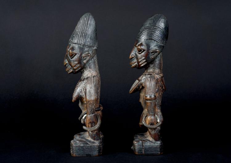 Bild 1 zu Objekt, Ibedji-Paar, Nigeria, 115B 96