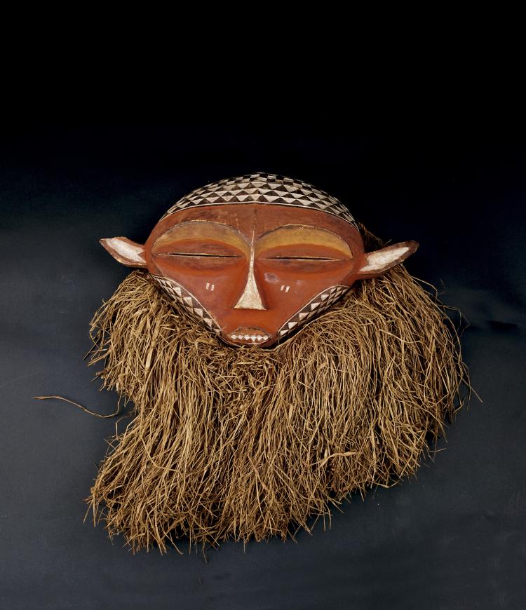 Hauptbild zu Objekt, Maske 'pania ngombe', Demokratische Republik Kongo, 115B 39