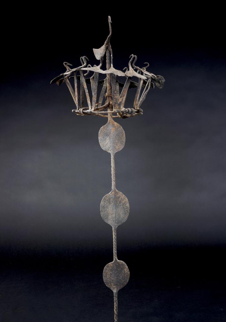 Hauptbild zu Objekt, Kultstab 'opa osanyin', Nigeria, 115B 15