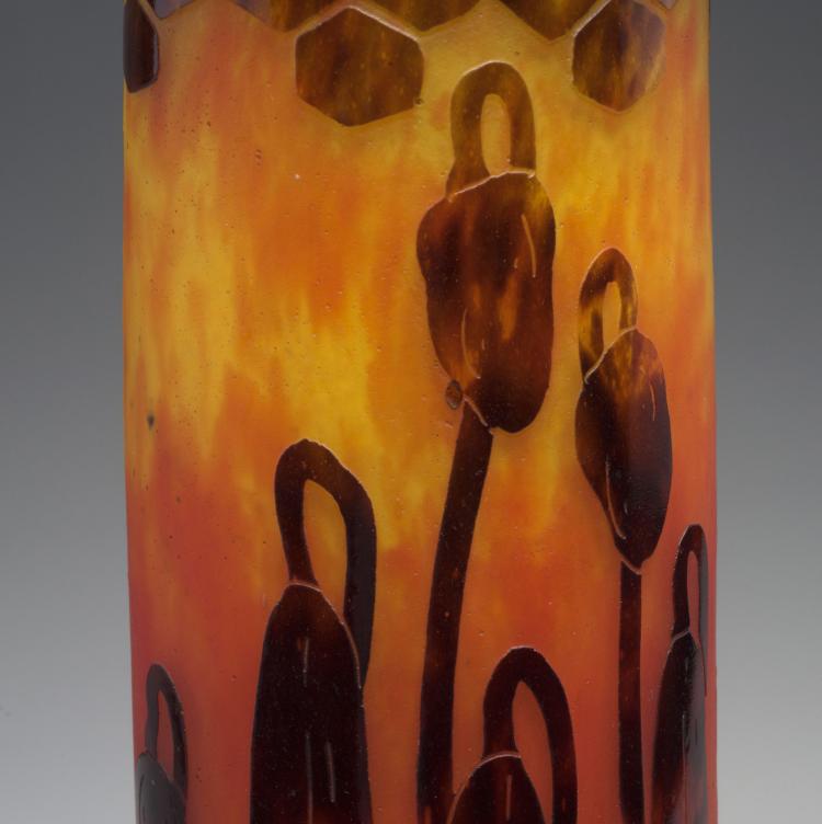 Bild 1 zu Objekt, 'Campanules' vase, 1922-25, Schneider, Epinay-sur-Seine, 111A 198
