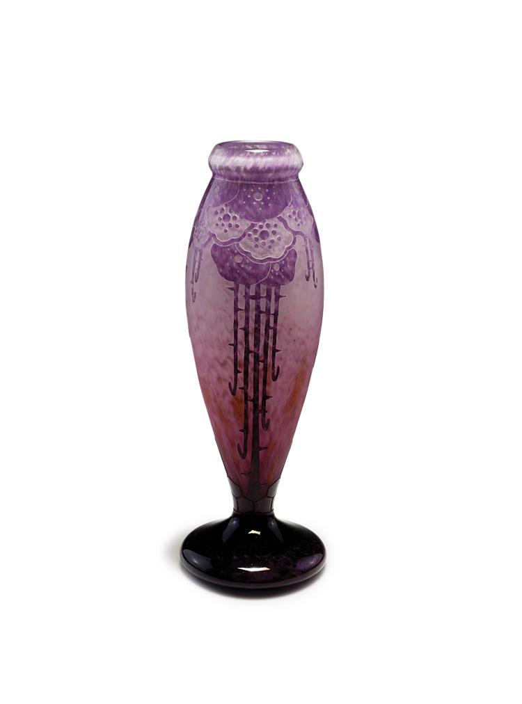 Hauptbild zu Objekt, 'Eglantines' vase, 1927-28, Schneider, Epinay-sur-Seine, 111A 211