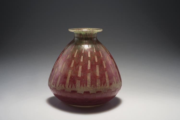 Hauptbild zu Objekt, 'Chicor&eacute;e' vase, 1918-21, Schneider, Epinay-sur-Seine, 111A 183