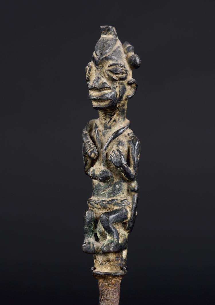 Hauptbild zu Objekt, Sch&uuml;rhaken des 'ogboni'-Geheimbundes., Nigeria, 115B 19