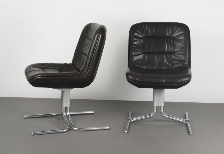 Bild 1 zu Objekt, Zwei Sessel, um 1973, Herbert Hirche, Mauser-Werke, Waldeck, 115C 196