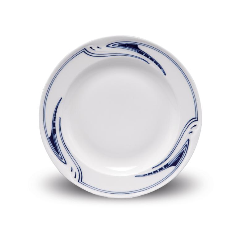 Hauptbild zu Objekt, Suppenteller 'Peitschenhieb', 1903, Henry van de Velde, Meissen, KPM, 112A 43