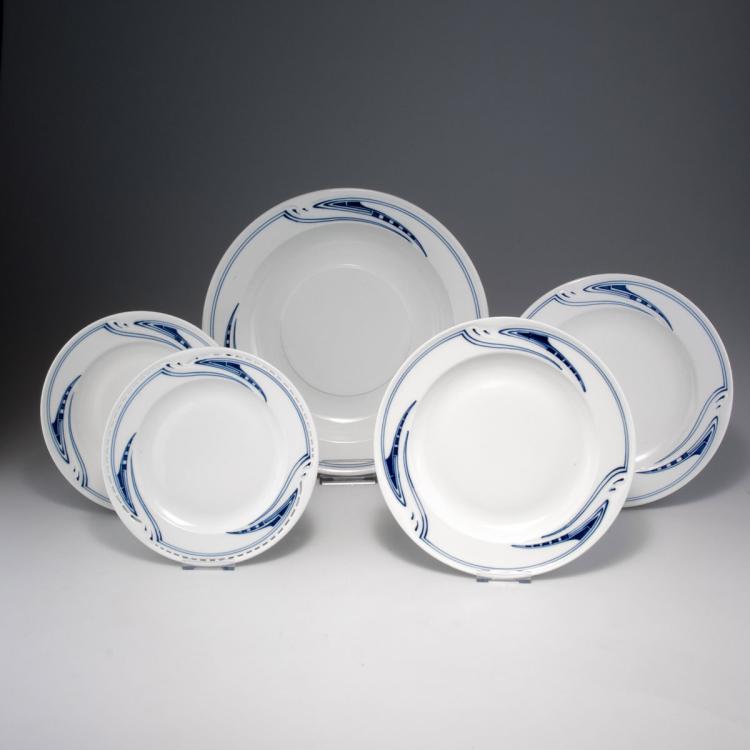 Bild 1 zu Objekt, Suppenteller 'Peitschenhieb', 1903, Henry van de Velde, Meissen, KPM, 112A 43