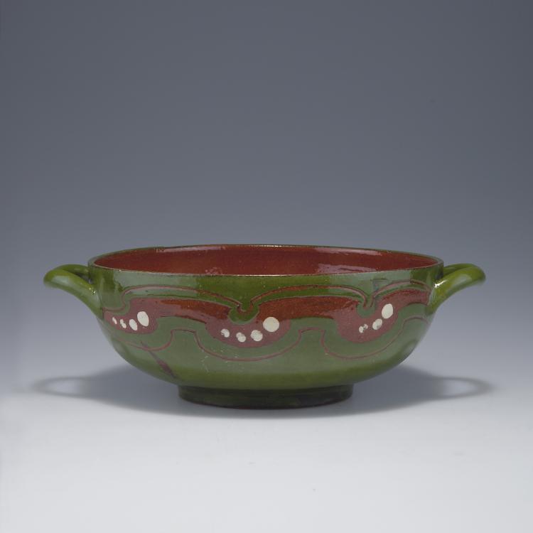 Hauptbild zu Objekt, Bowl with handles, Finch, Alfred William; Iris, Porvoo, 112A 12