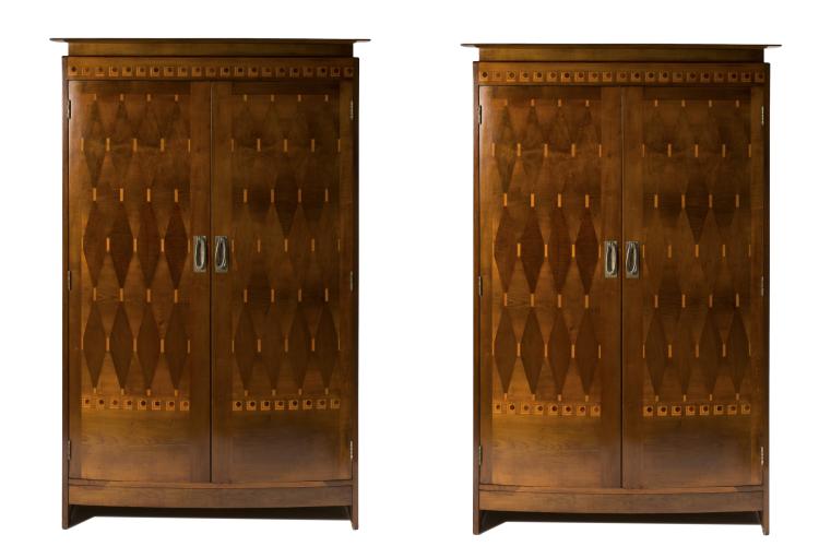 Hauptbild zu Objekt, Pair of armoirs, Wien, 112A 58