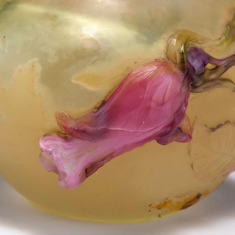 Bild 7 zu Objekt, 'Rose de France' vase with dedication, Gall&eacute;, Emile, Nancy, 112A 27