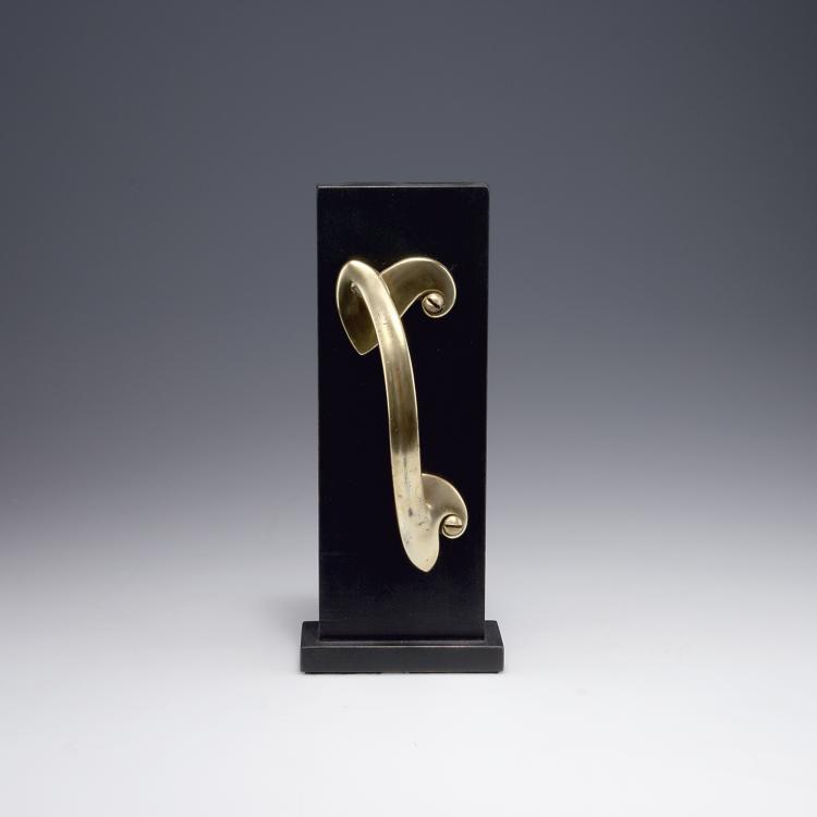 Hauptbild zu Objekt, 'Haby' door handle, Henry van de Velde, 112A 28