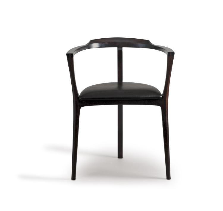 Hauptbild zu Objekt, Dreibeiniger Stuhl, 1970er Jahre, Seem&uuml;ller, Xaver, Tischlerei, Oberammergau, 115C 189