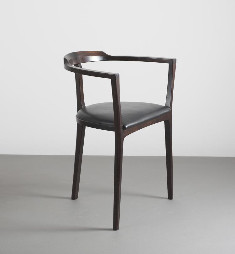 Bild 1 zu Objekt, Dreibeiniger Stuhl, 1970er Jahre, Seem&uuml;ller, Xaver, Tischlerei, Oberammergau, 115C 189