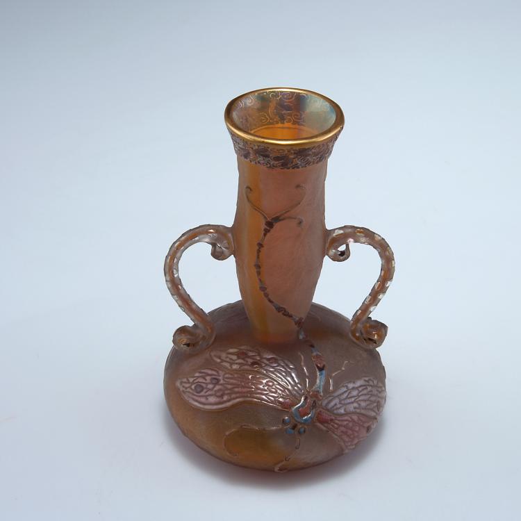 Bild 1 zu Objekt, Henkelvase 'Libellules', 1895, Daum Fr&egrave;res, Nancy, 111A 11