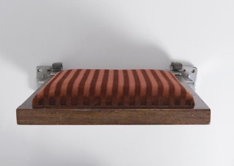 Hauptbild zu Objekt, Folding seat from the first class rail carriage of the SNCB,, Henry van de Velde, SNCB, 112A 86