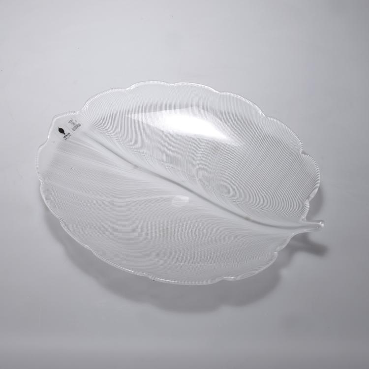 Hauptbild zu Objekt, Schale 'Foglia', 1938, Tyra Lundgren, Venini & C., Murano, 113B 135