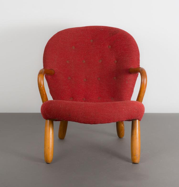 Bild 3 zu Objekt, 'Clam' armchair, Philip Arctander, Johanssons, Sune, M&ouml;belfabrik, N&auml;ssj&ouml;, Schweden (zugeschrieben), 112A 123