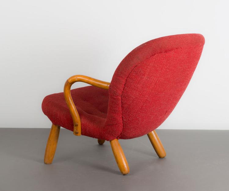 Bild 5 zu Objekt, 'Clam' armchair, Philip Arctander, Johanssons, Sune, M&ouml;belfabrik, N&auml;ssj&ouml;, Schweden (zugeschrieben), 112A 123