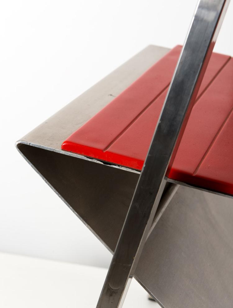 Bild 2 zu Objekt, Armlehnstuhl 'd8 Documenta', 1987, Reinhard M&uuml;ller, Pentagon, K&ouml;ln, 112A 147