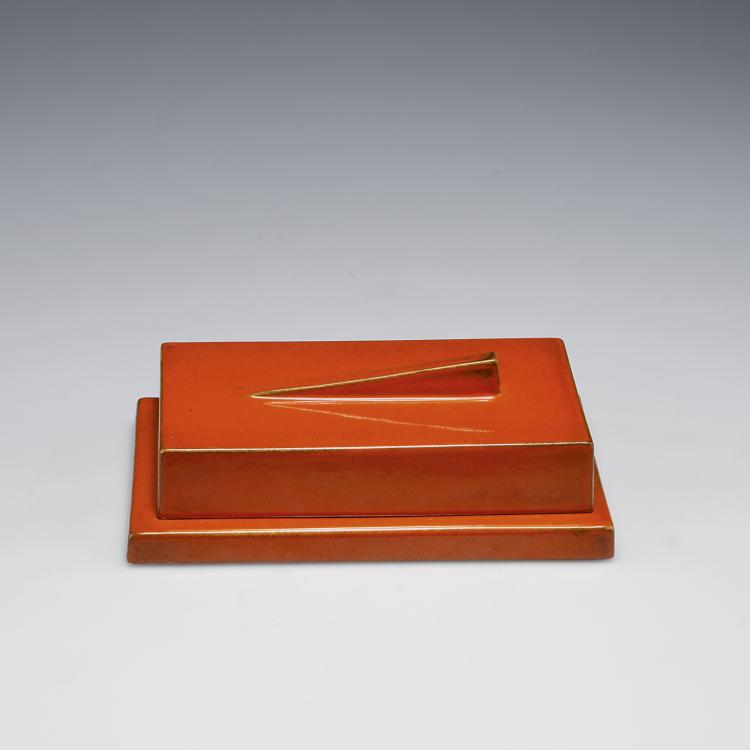 Hauptbild zu Objekt, Cigarette box, Margarete Heymann-Loebenstein, Hael-Werkst&auml;tten, Marwitz, 112A 107