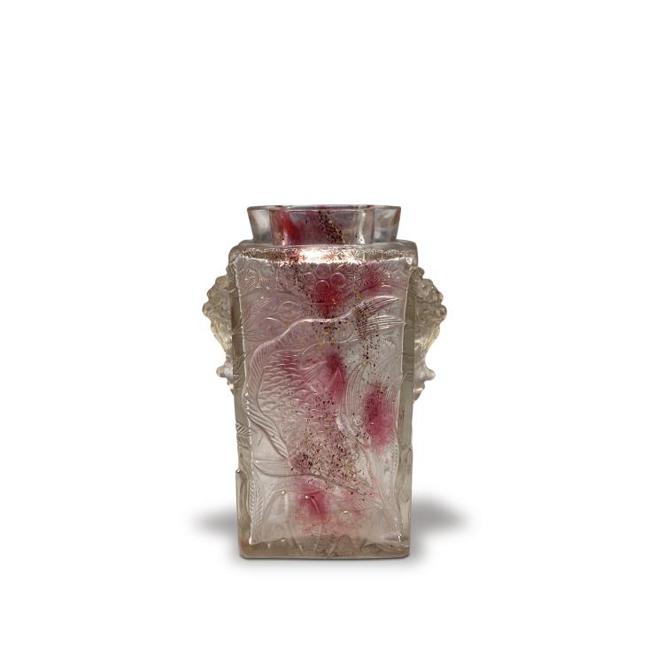 Hauptbild zu Objekt, 'Plat &agrave; t&ecirc;te de chim&egrave;re' vase, Appert Fr&egrave;res, Clichy, 112A 2