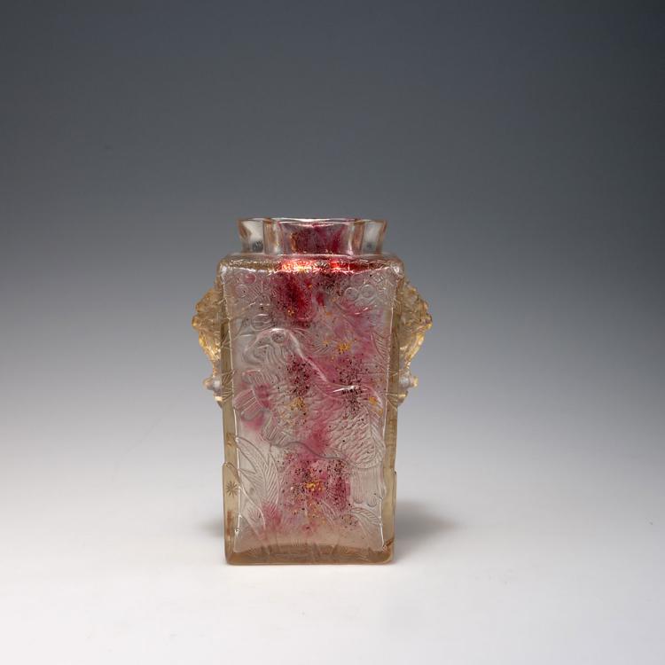 Bild 2 zu Objekt, 'Plat &agrave; t&ecirc;te de chim&egrave;re' vase, Appert Fr&egrave;res, Clichy, 112A 2