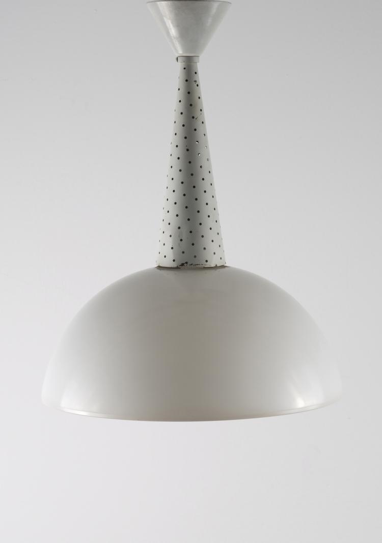 Bild 1 zu Objekt, Sechs Deckenleuchten 'Holophane', 1950er Jahre, Holophane, Frankreich, 115C 465