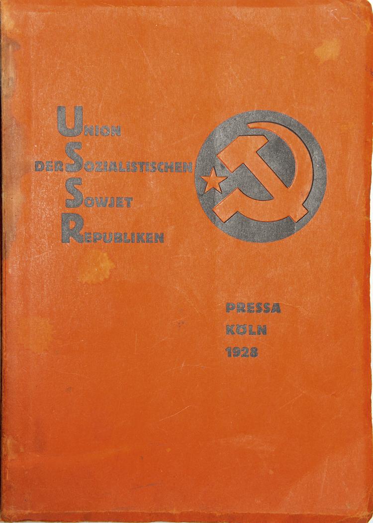 Bild 1 zu Objekt, Leporello fold with cat. Union der Sozialistischen Sowjet Republiken',, M. Dumont Schauberg K&ouml;ln, 112A 98