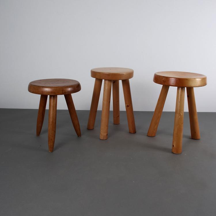 Bild 1 zu Objekt, Stool, Charlotte Perriand, Blanchon, Georges, Paris; Sentou, Paris; Steph Simon, Paris, 112A 136